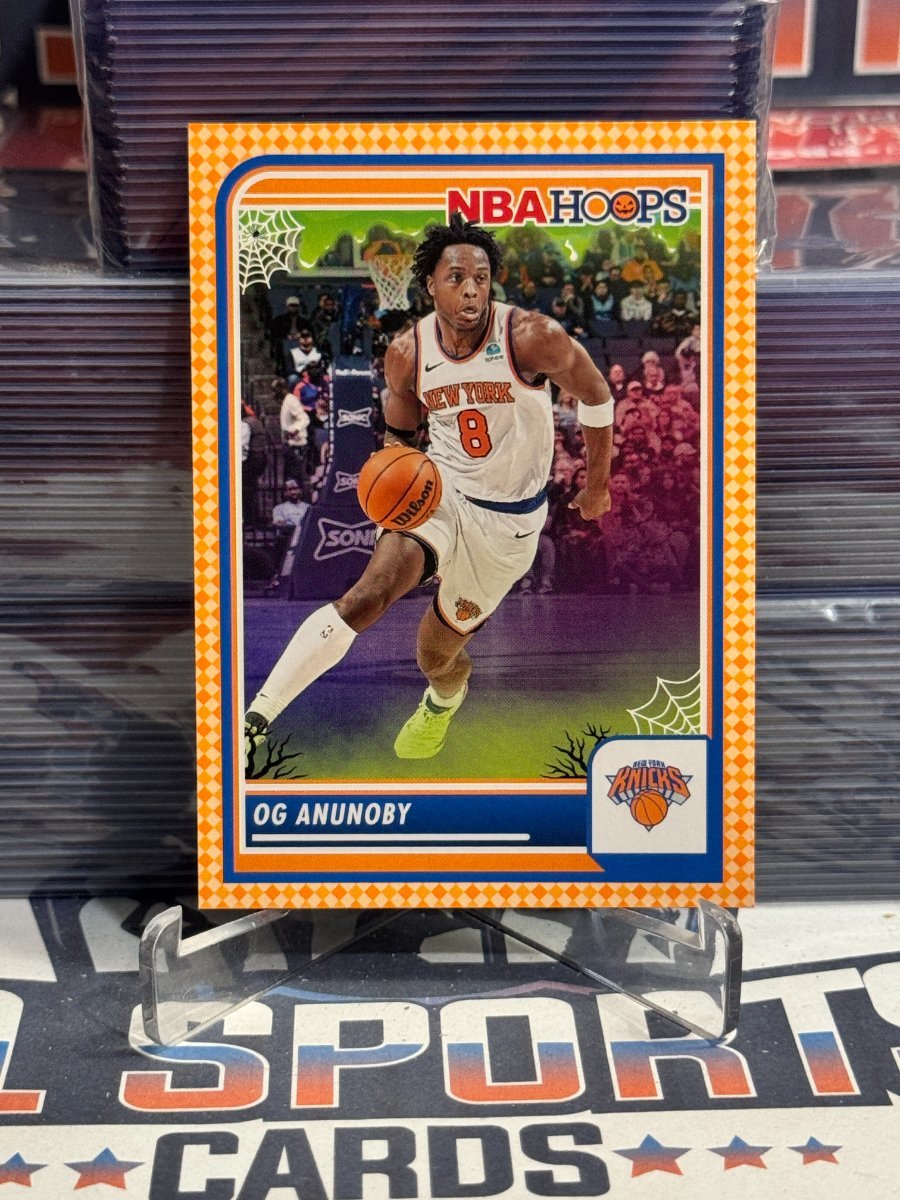 2023 Panini Hoops (Haunted Hoops, Orange) OG Anunoby 223