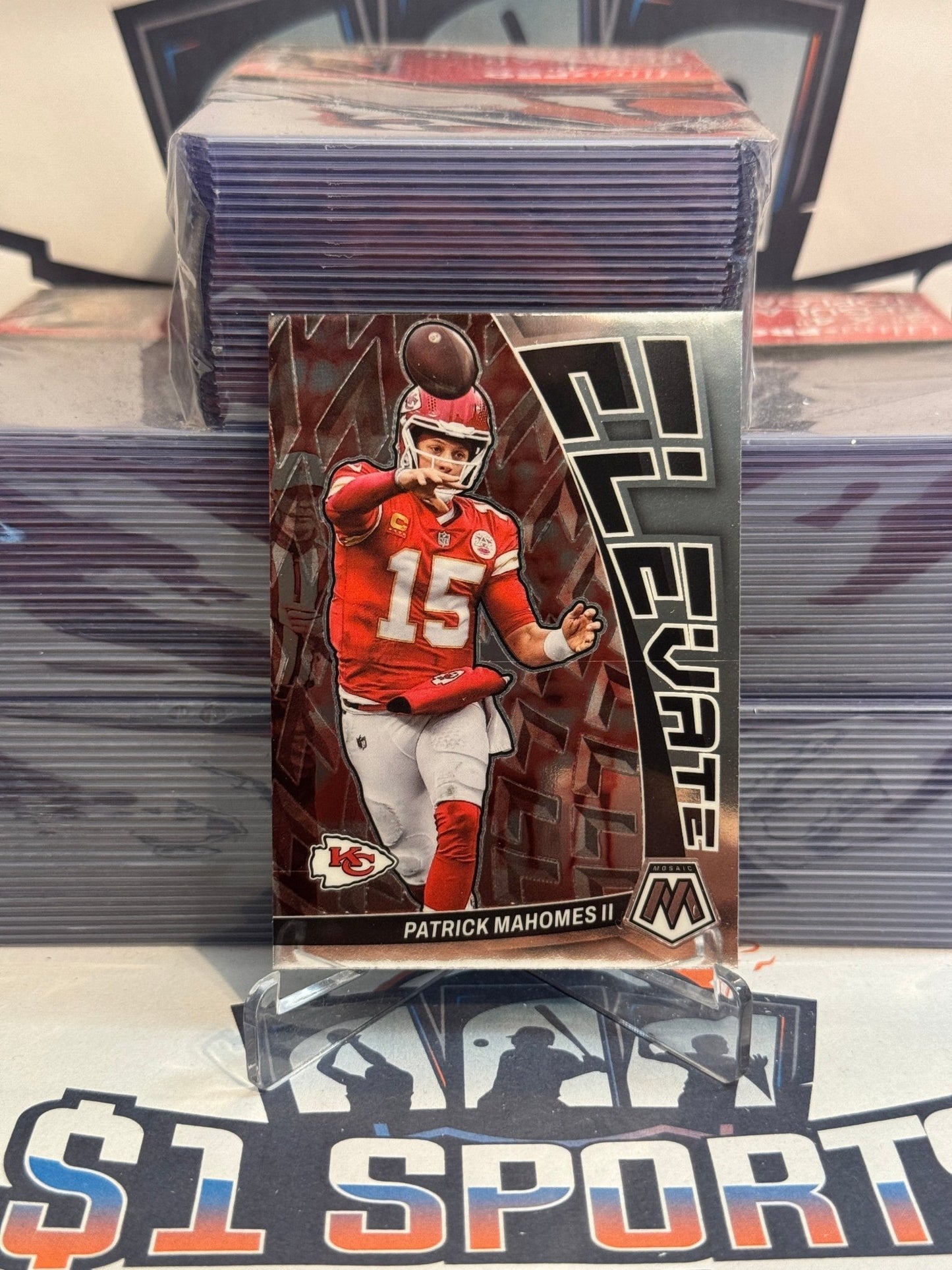 2023 Panini Mosaic (Elevate) Patrick Mahomes II #E - PM