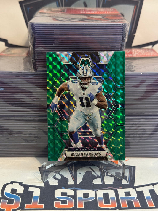 2023 Panini Mosaic (Green Prizm) Micah Parsons #58