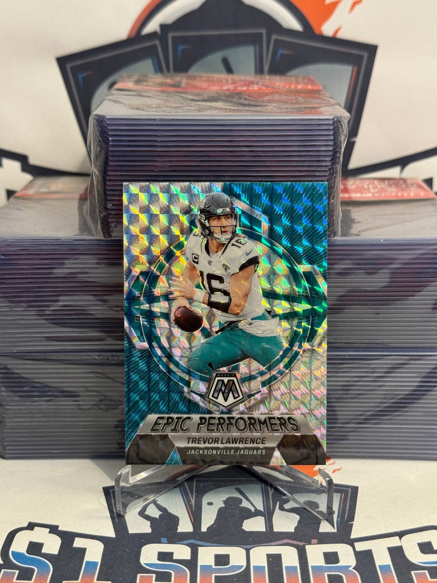 2023 Panini Mosaic (Mosaic Prizm, Epic Performers) Trevor Lawrence #EP-TL