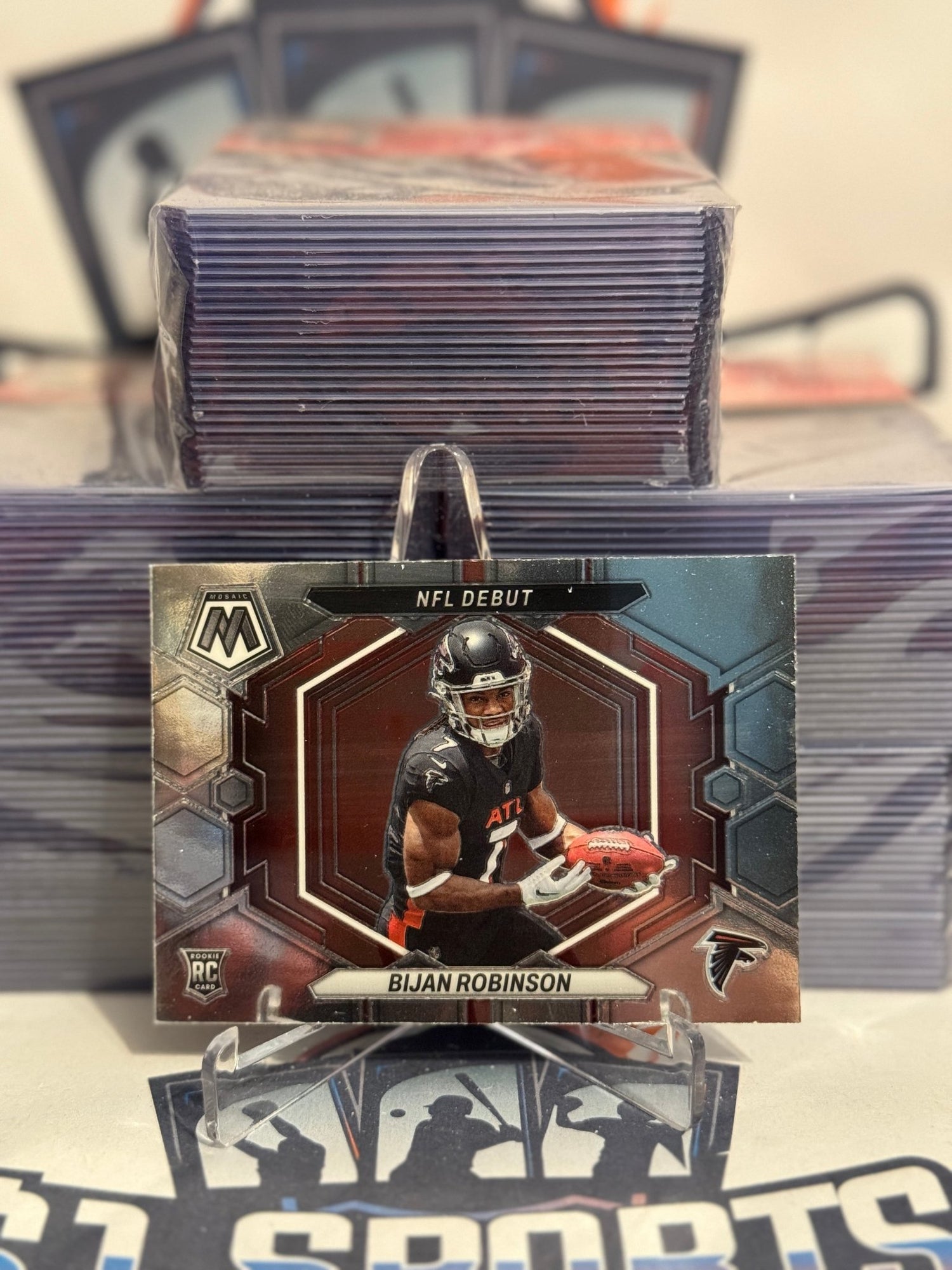 2023 Panini Mosaic (NFL Debut) Bijan Robinson Rookie #ND-9