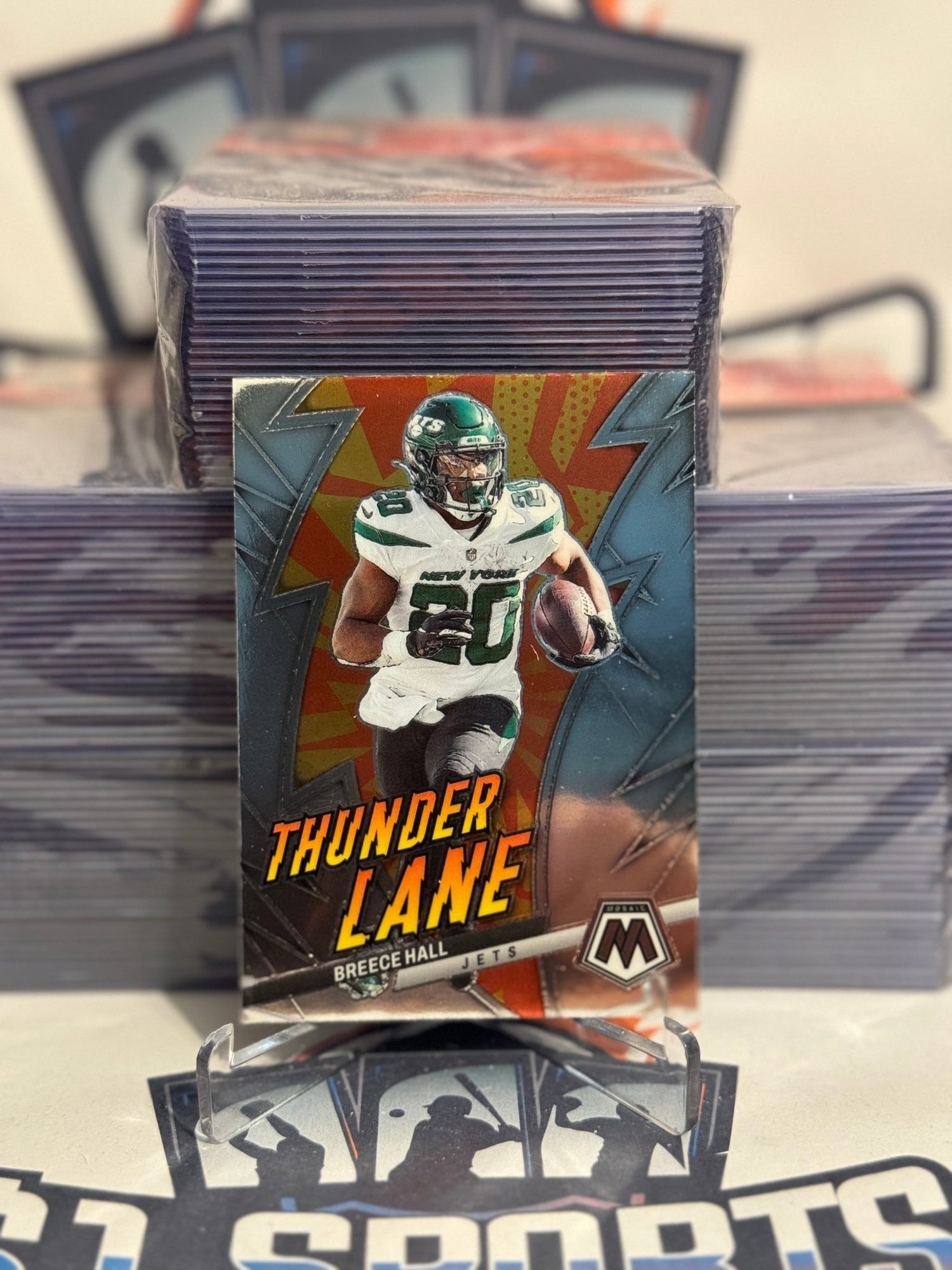 2023 Panini Mosaic (Thunder Lane) Breece Hall #TL-BH