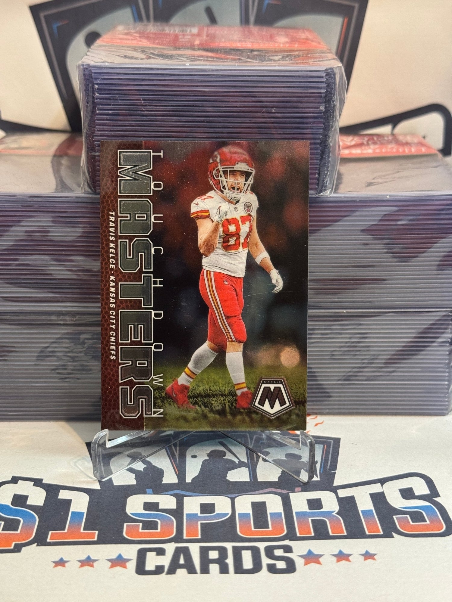 2023 Panini Mosaic (Touchdown Masters) Travis Kelce #TM - TK