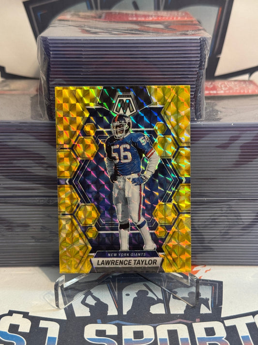 2023 Panini Mosaic (Yellow Reactive Prizm) Lawrence Taylor #181