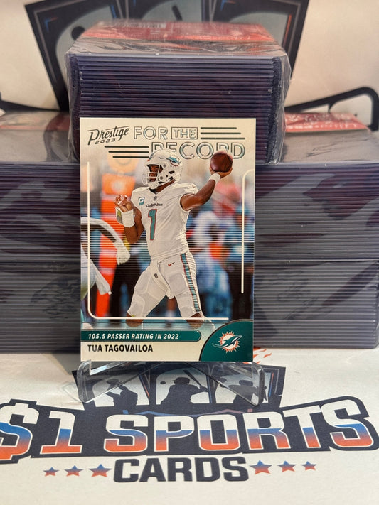 2023 Panini Prestige (For The Record) Tua Tagovailoa #3