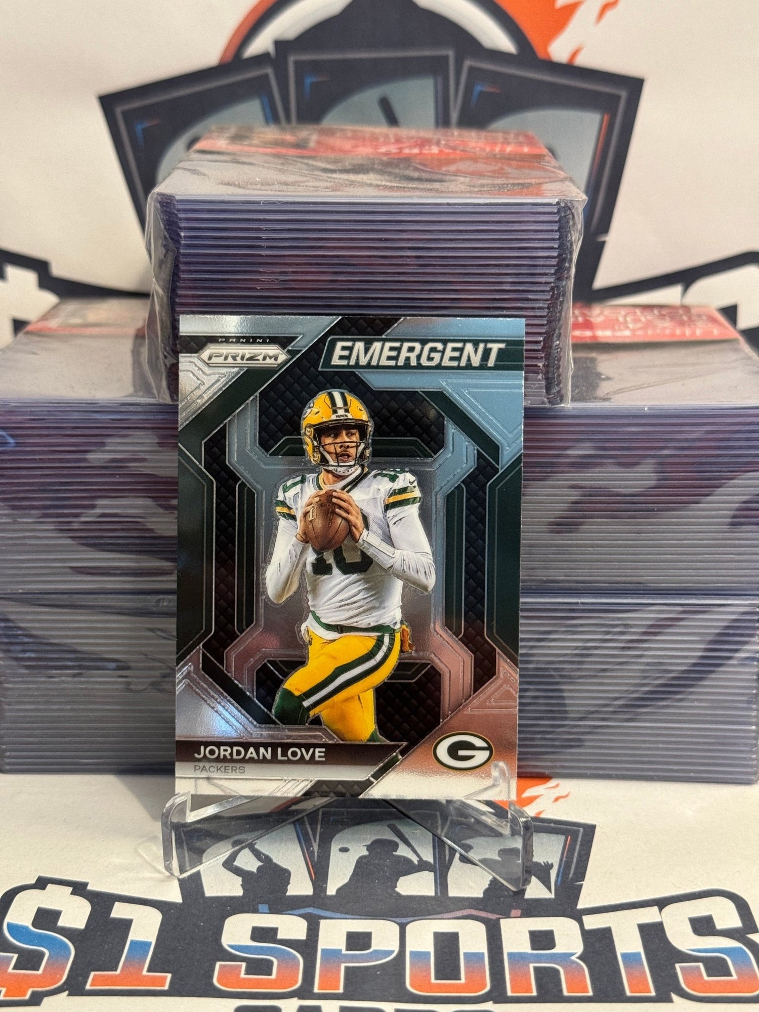 2023 Panini Prizm (Emergent) Jordan Love #H-3