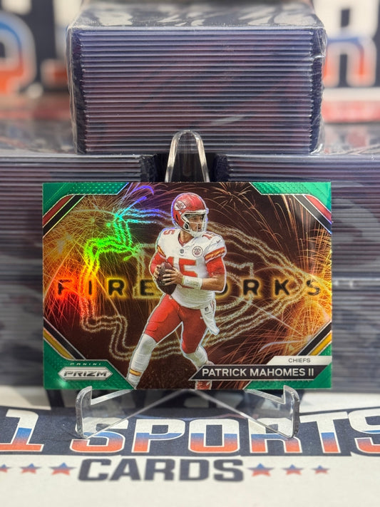 2023 Panini Prizm (Green Prizm, Fireworks) Patrick Mahomes II F - 2