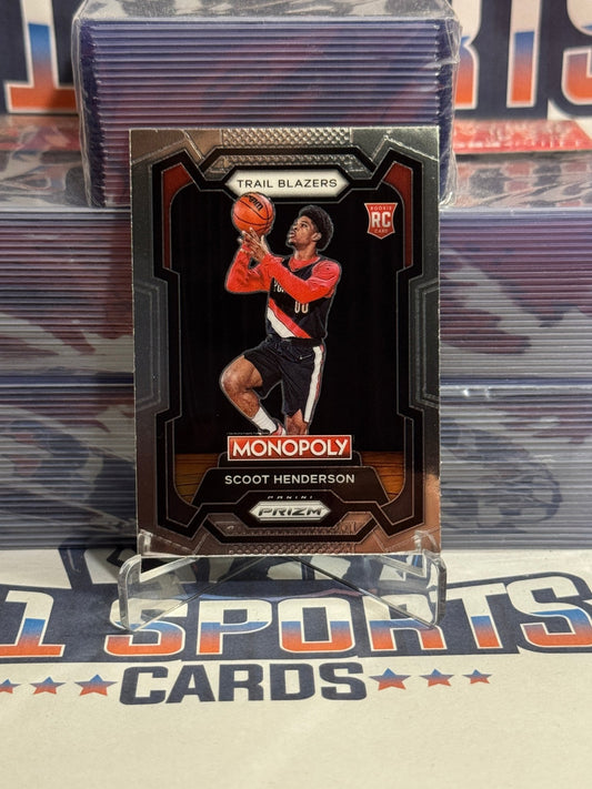 2023 Panini Prizm (Monopoly) Scoot Henderson Rookie 75