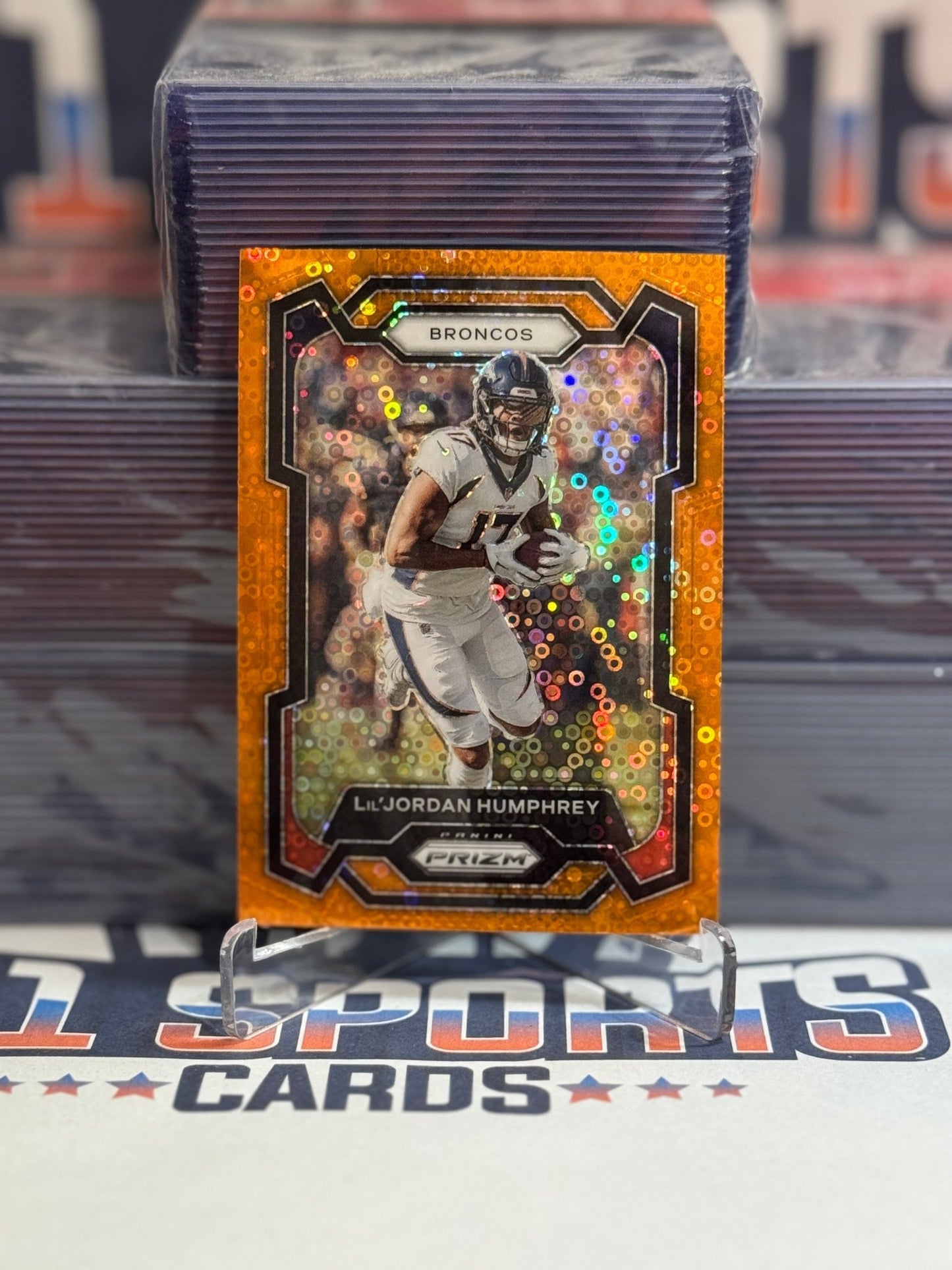 2023 Panini Prizm (Orange Disco Prizm) Lil'Jordan Humphrey #90