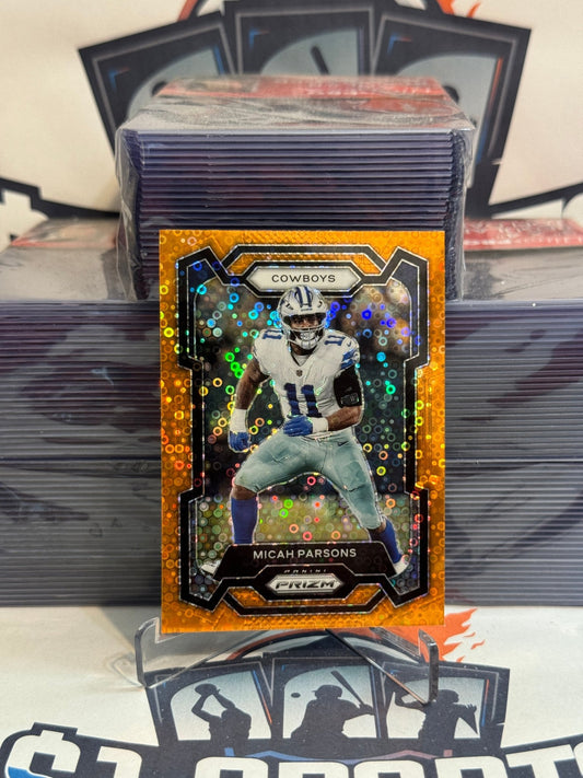 2023 Panini Prizm (Orange Disco Prizm) Micah Parsons #78