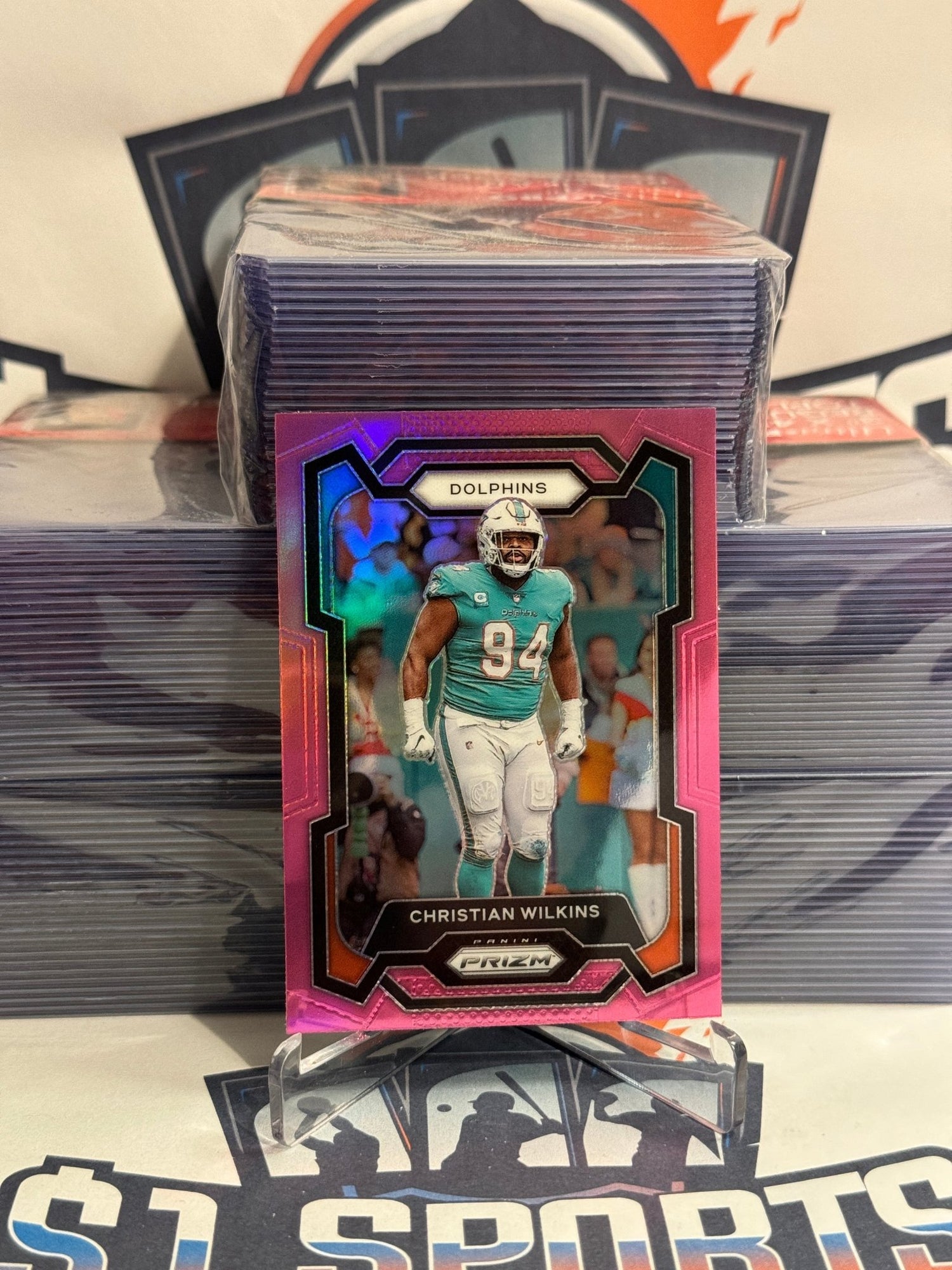 2023 Panini Prizm (Pink Prizm) Christian Wilkins #182