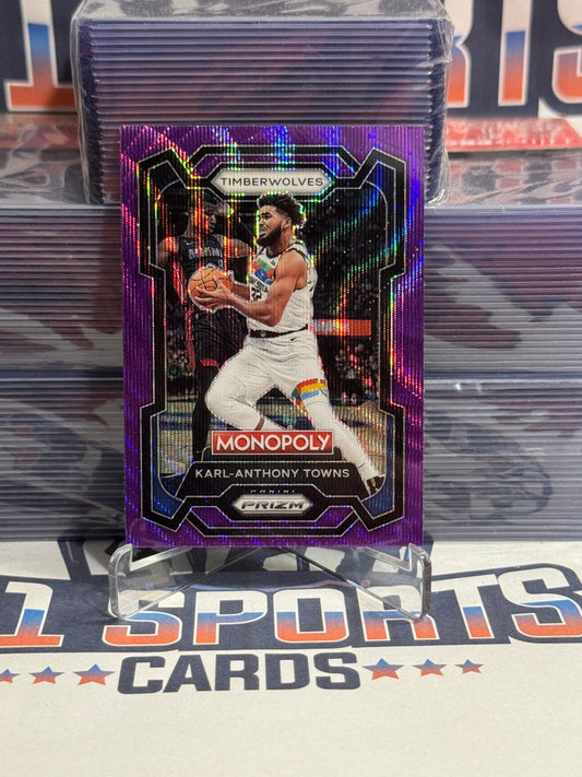 2023 Panini Prizm (Purple Wave Prizm, Monopoly) Karl - Anthony Towns 53