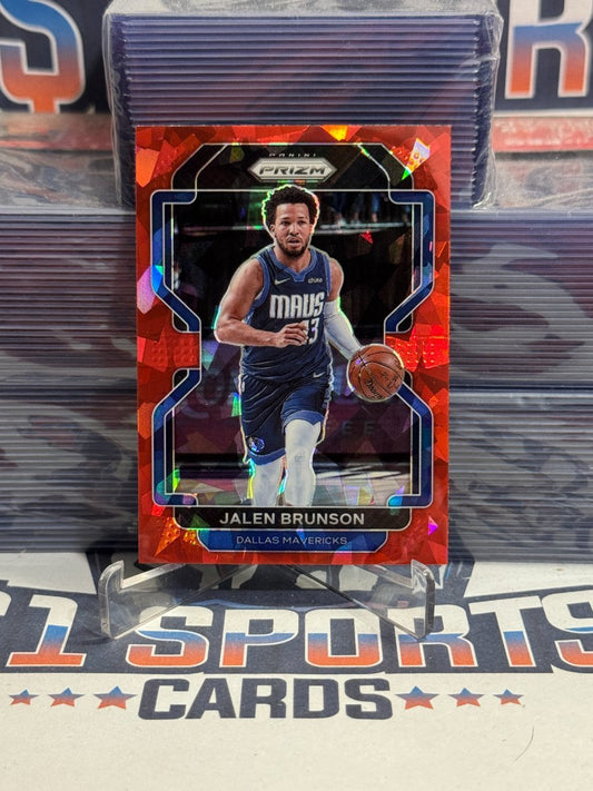 2023 Panini Prizm (Red Ice Prizm) Jalen Brunson 144