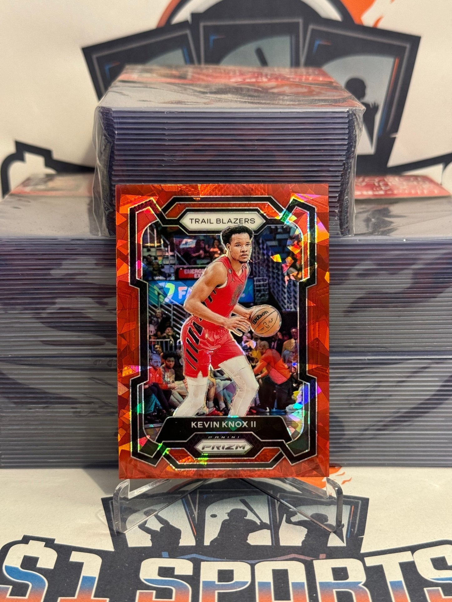 2023 Panini Prizm (Red Ice Prizm) Kevin Knox II #203