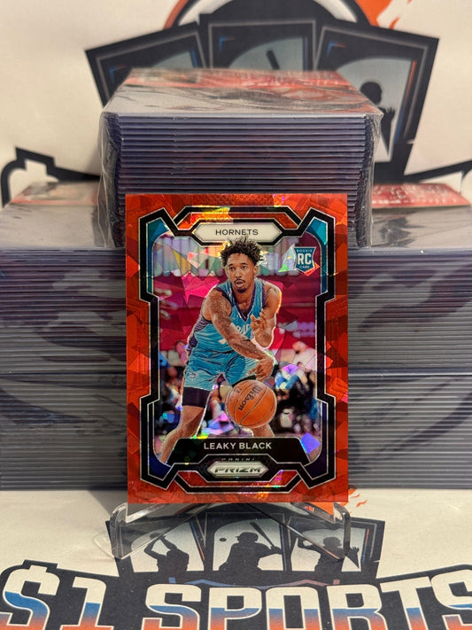 2023 Panini Prizm (Red Ice Prizm) Leaky Black Rookie #284