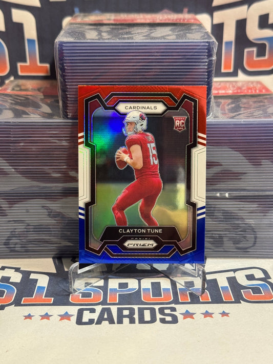 2023 Panini Prizm (Red White Blue Prizm) Clayton Tune Rookie 302