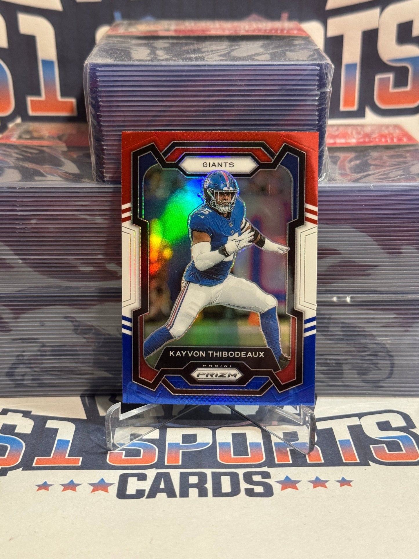 2023 Panini Prizm (Red White Blue Prizm) Kayvon Thibodeaux 224