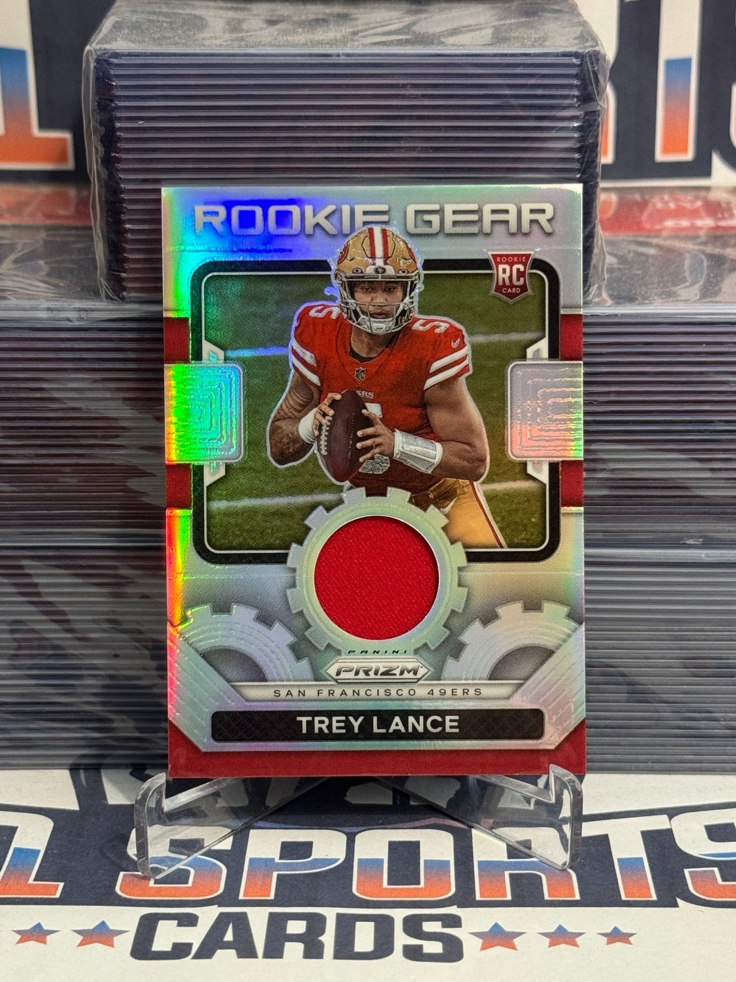 2023 Panini Prizm (Rookie Gear Relic) Trey Lance #RG - 3