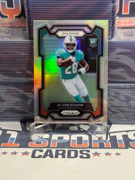 2023 Panini Prizm (Silver Prizm) De'Von Achane Rookie 365