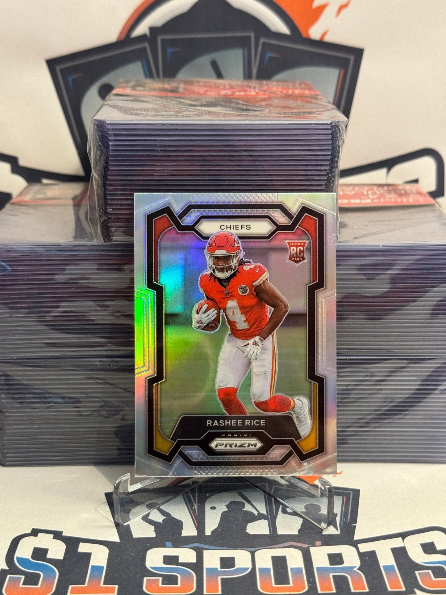 2023 Panini Prizm (Silver Prizm) Rashee Rice Rookie #350