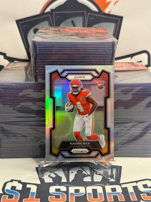 2023 Panini Prizm (Silver Prizm) Rashee Rice Rookie #350