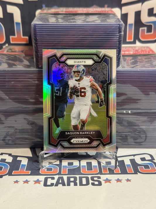 2023 Panini Prizm (Silver Prizm) Saquon Barkley 225