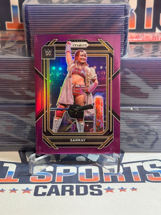 2023 Panini Prizm WWE (Purple Prizm 140/149) Sarray 127