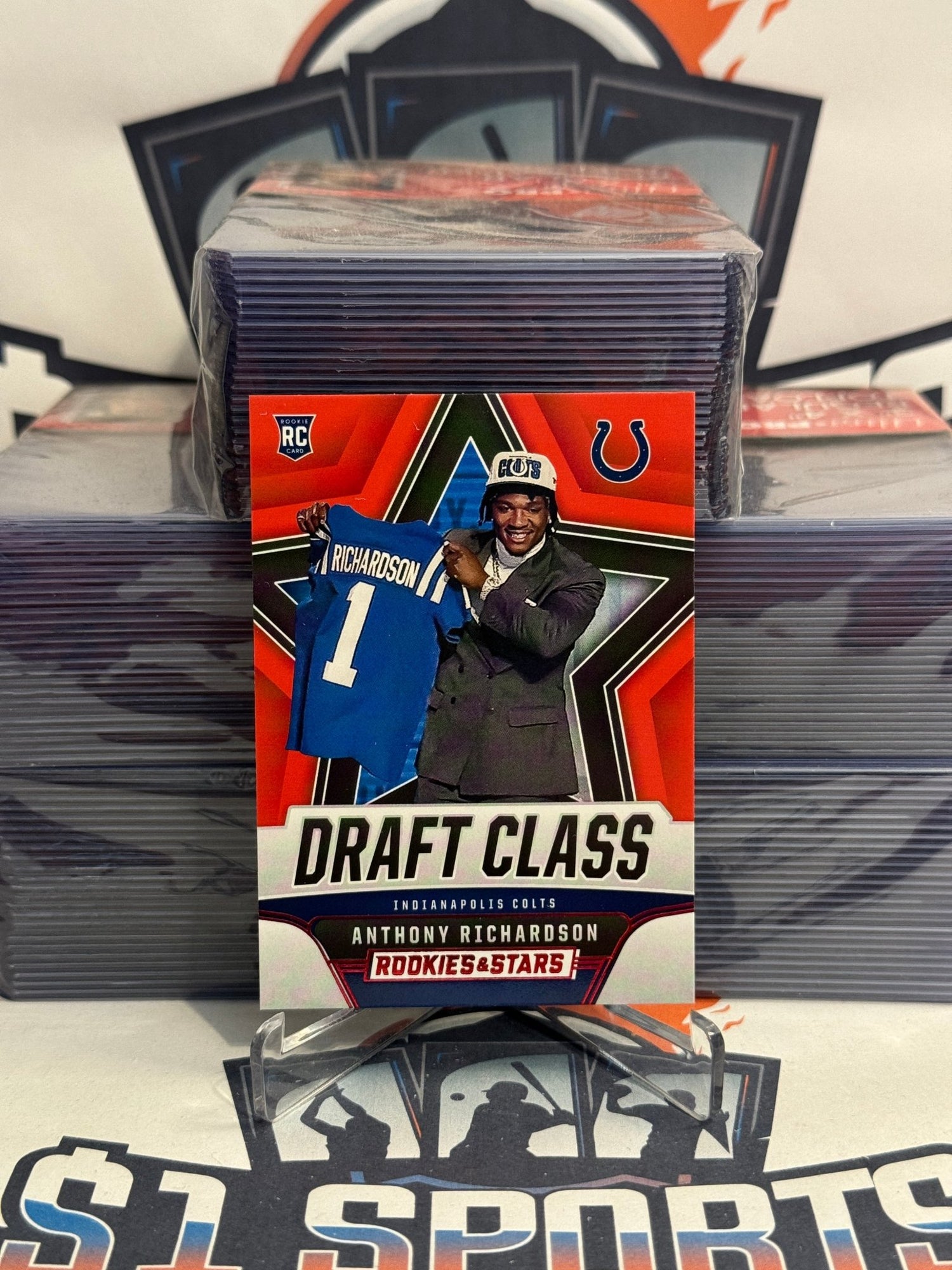 2023 Panini Rookies & Stars (Red, Draft Class) Anthony Richardson Rookie #DC-1