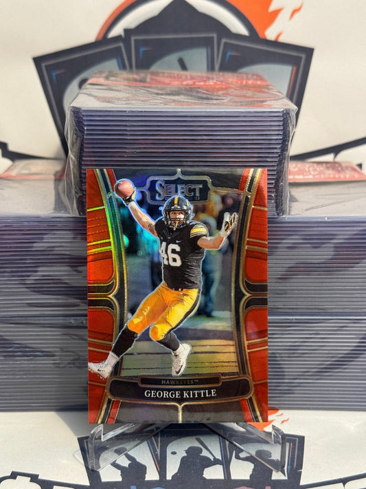 2023 Panini Select Draft Picks (Red Prizm 83/149) George Kittle #73