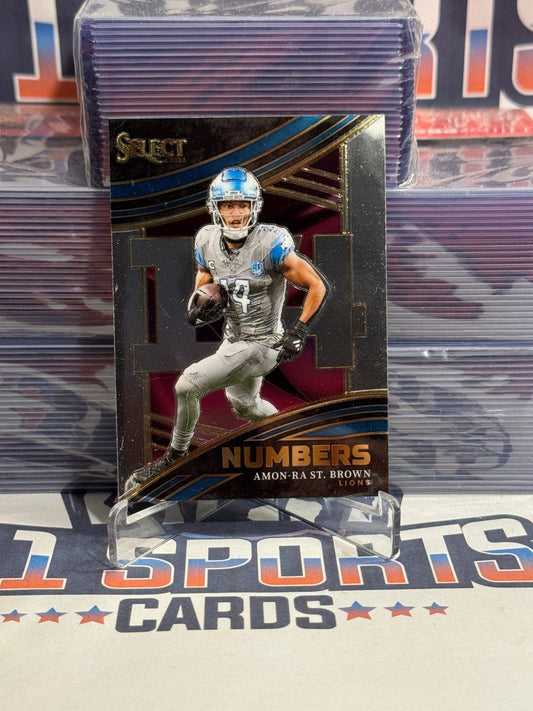 2023 Panini Select (Numbers) Amon - Ra St. Brown NMB - AST