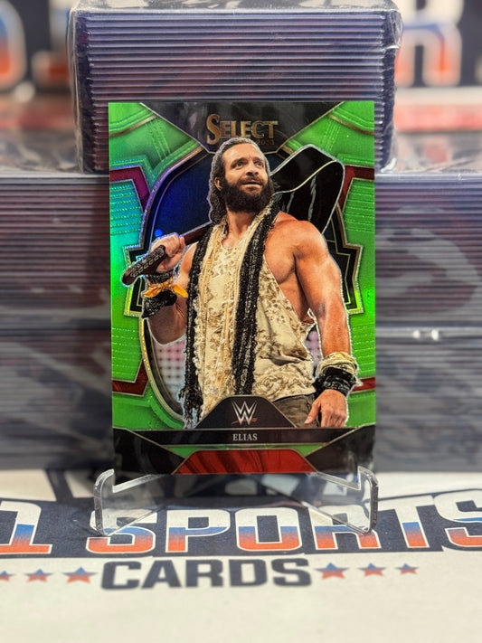 2023 Panini Select WWE (Neon Green Prizm 55/75) Elias 68
