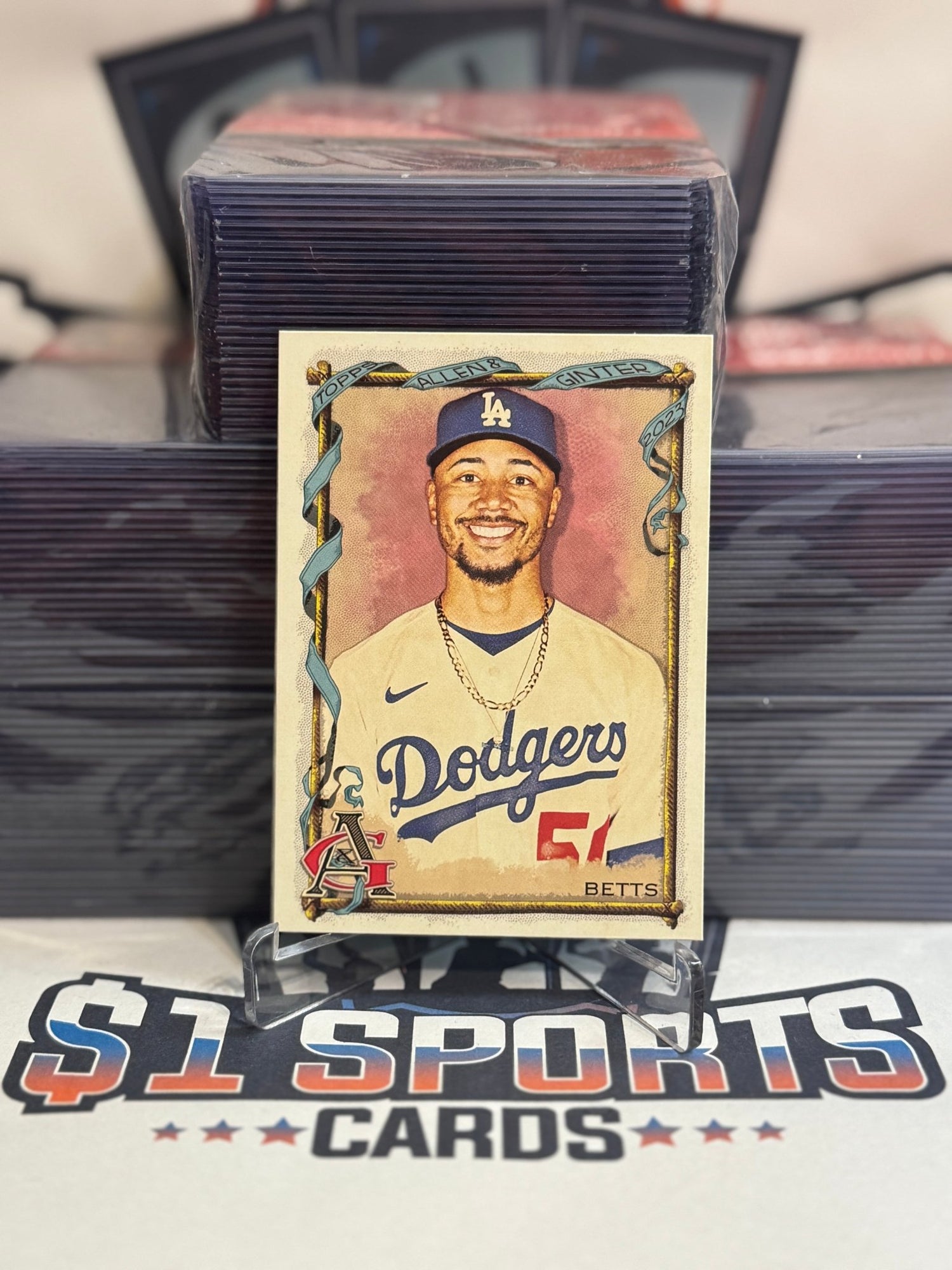 2023 Topps Allen & Ginter Mookie Betts #65