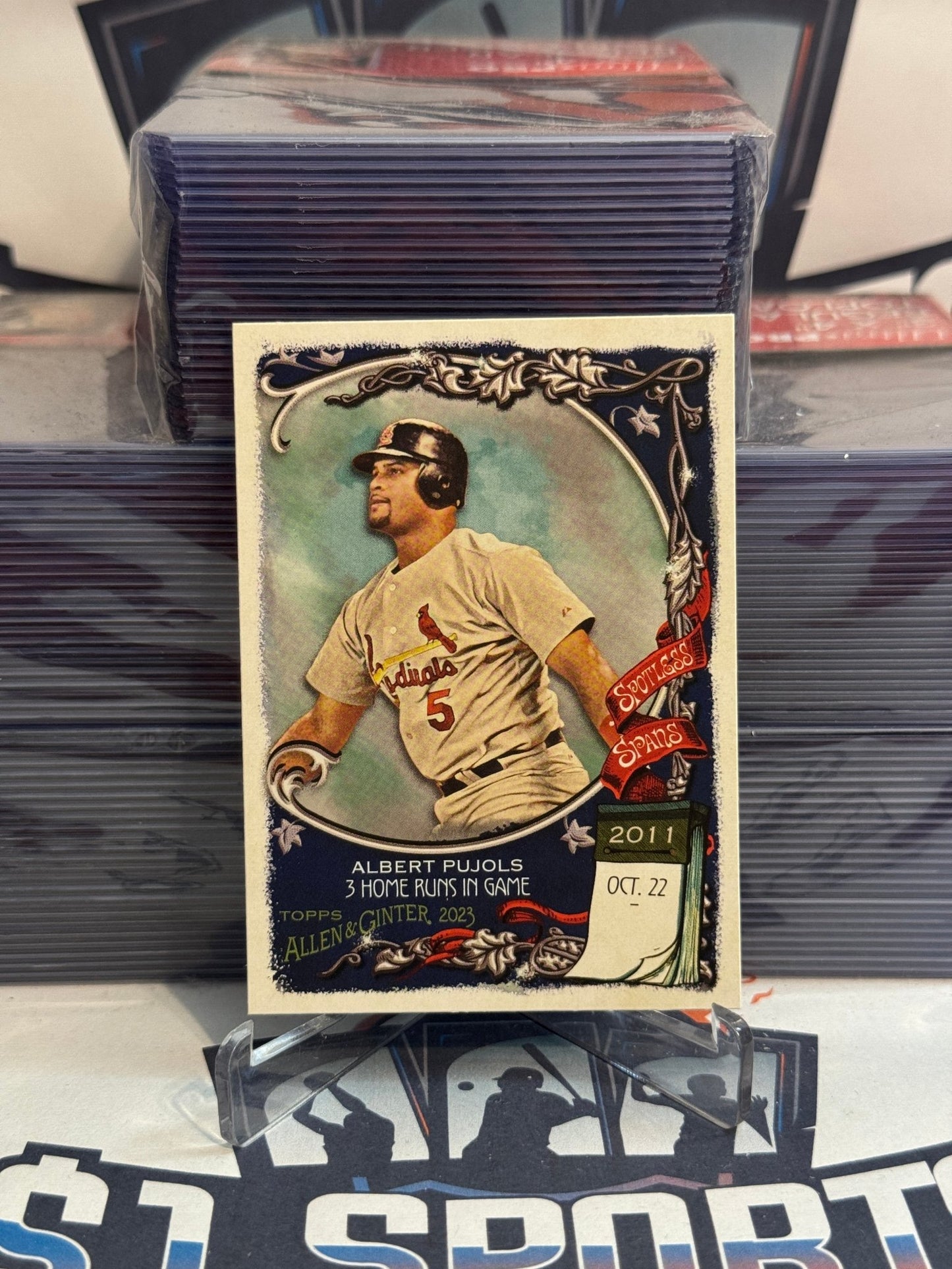 2023 Topps Allen & Ginter (Spotless Spans) Albert Pujols #SS - 41