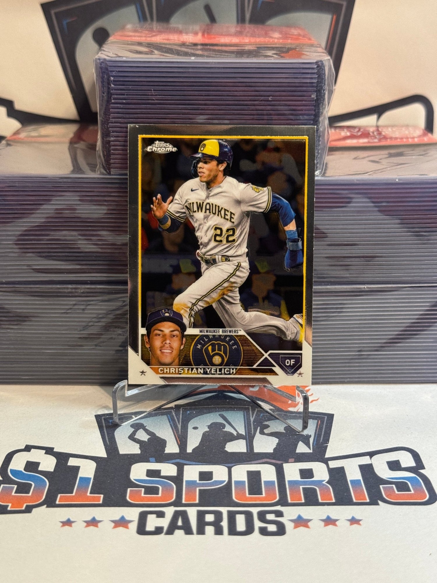 2023 Topps Chrome Christian Yelich #109