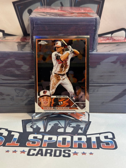 2023 Topps Chrome Gunnar Henderson Rookie #2