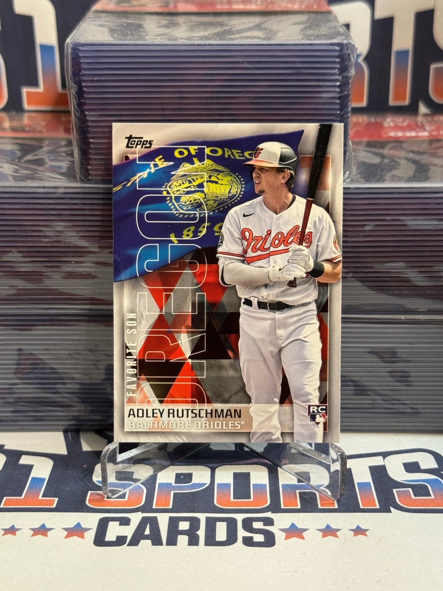 2023 Topps (Favorite Sons) Adley Rutschman Rookie #FS - 19