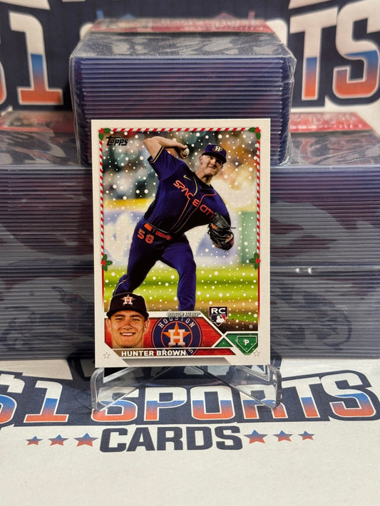 2023 Topps Holiday Hunter Brown Rookie H7
