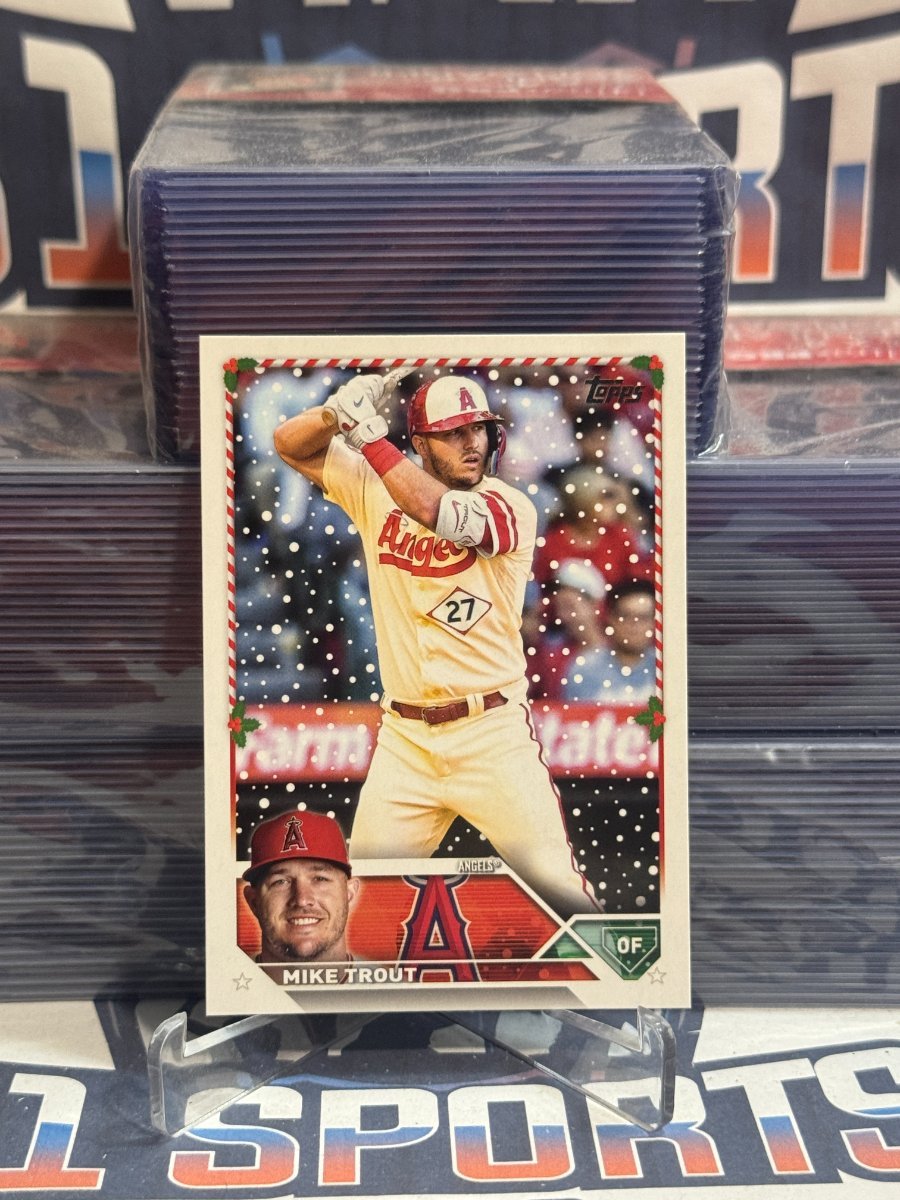 2023 Topps Holiday Mike Trout H27
