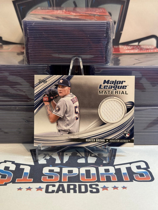 2023 Topps (Major League Materials Relic) Hunter Brown Rookie #MLM - HB