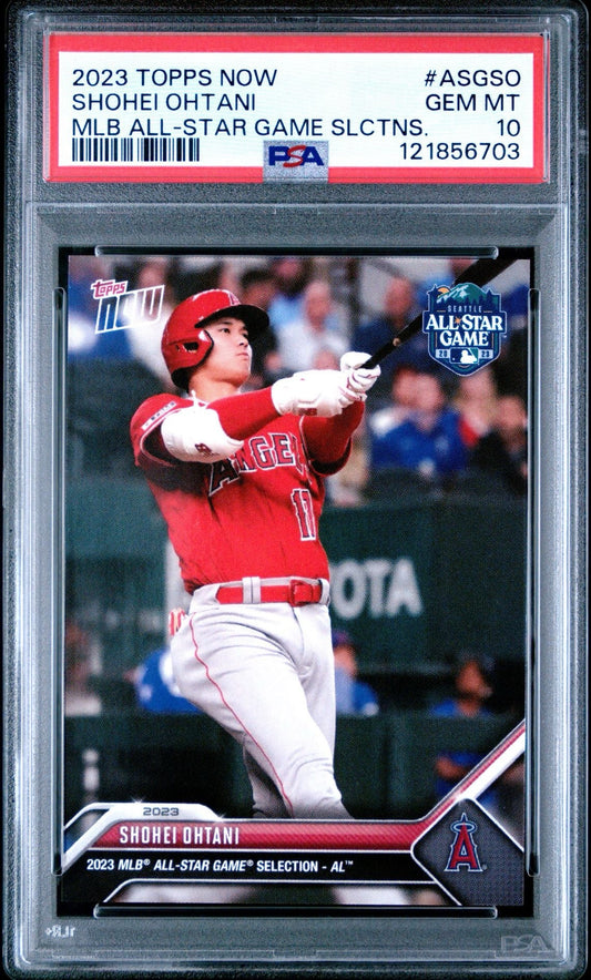 2023 Topps Now (/1,334) Shohei Ohtani ASGSO - PSA 10