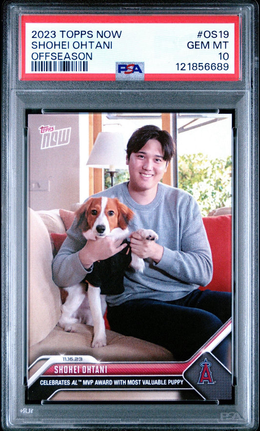 2023 Topps Now (/37,585) Shohei Ohtani OS19 - PSA 10