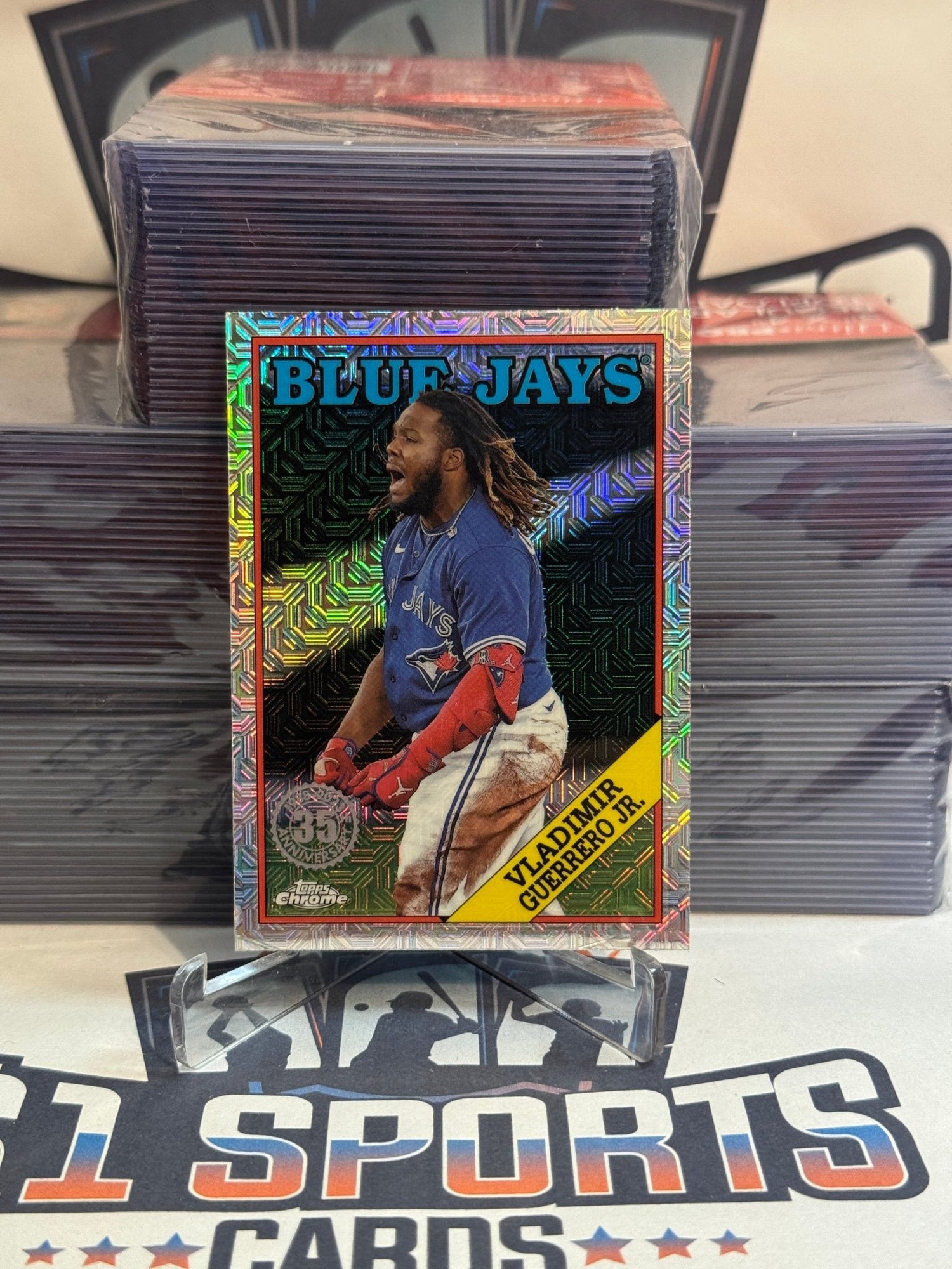 2023 Topps (Silver Pack Chrome, 1988 Redux) Vladimir Guerrero Jr. #T88CU - 80