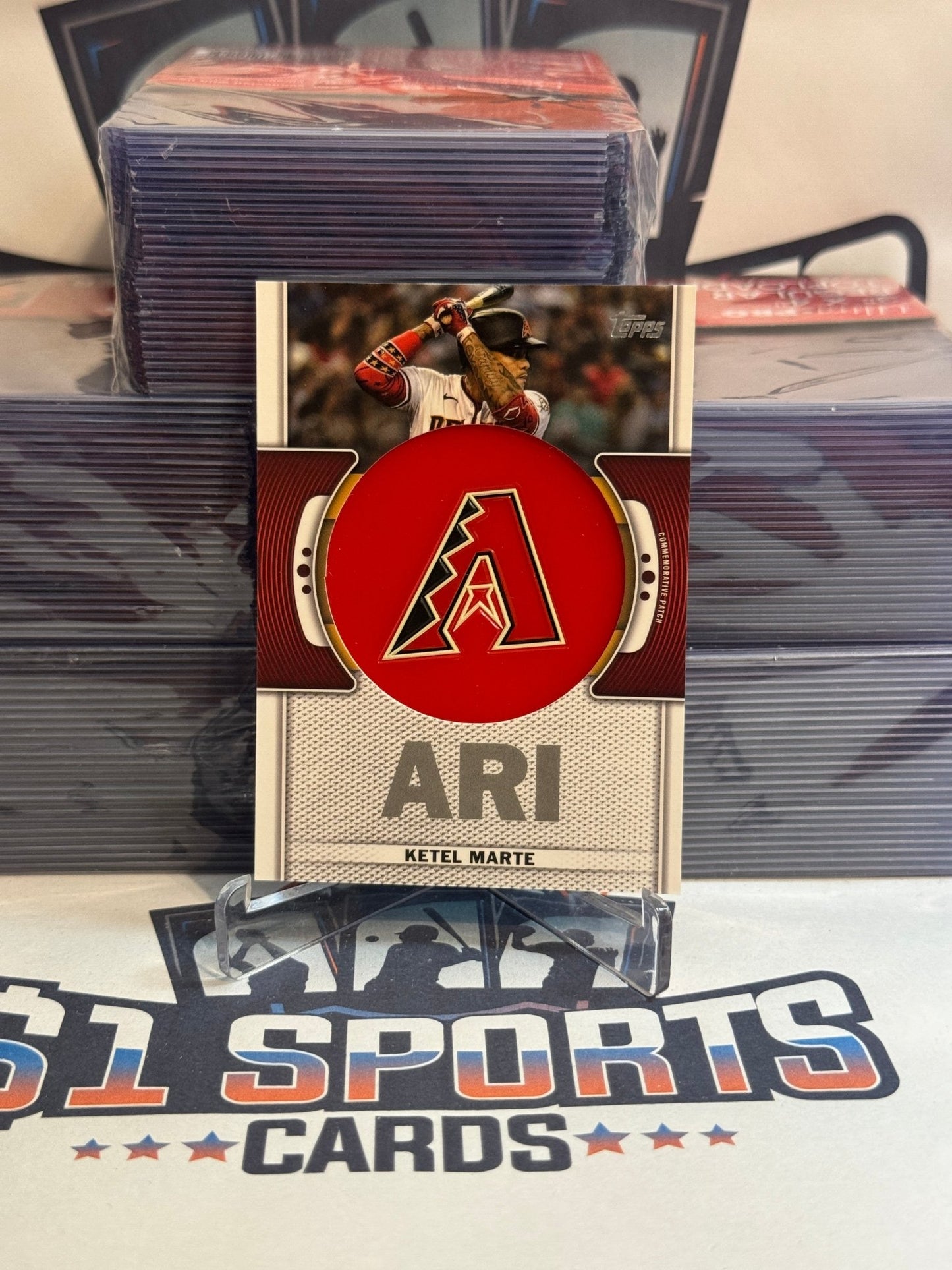 2023 Topps (Team Logo Patch Relic) Ketel Marte #TLP - KM