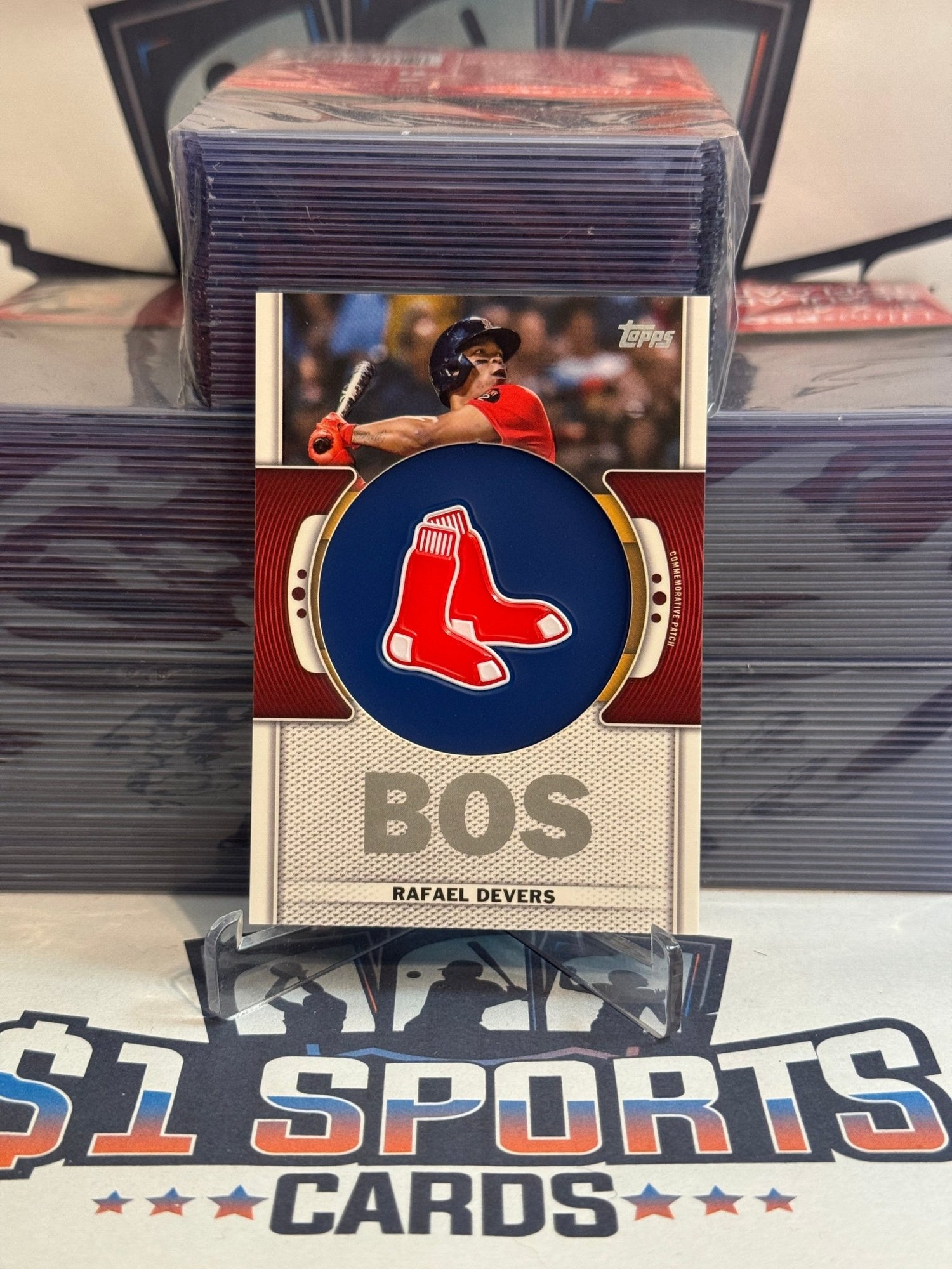 2023 Topps (Team Logo Patch Relic) Rafael Devers #TLP - RD