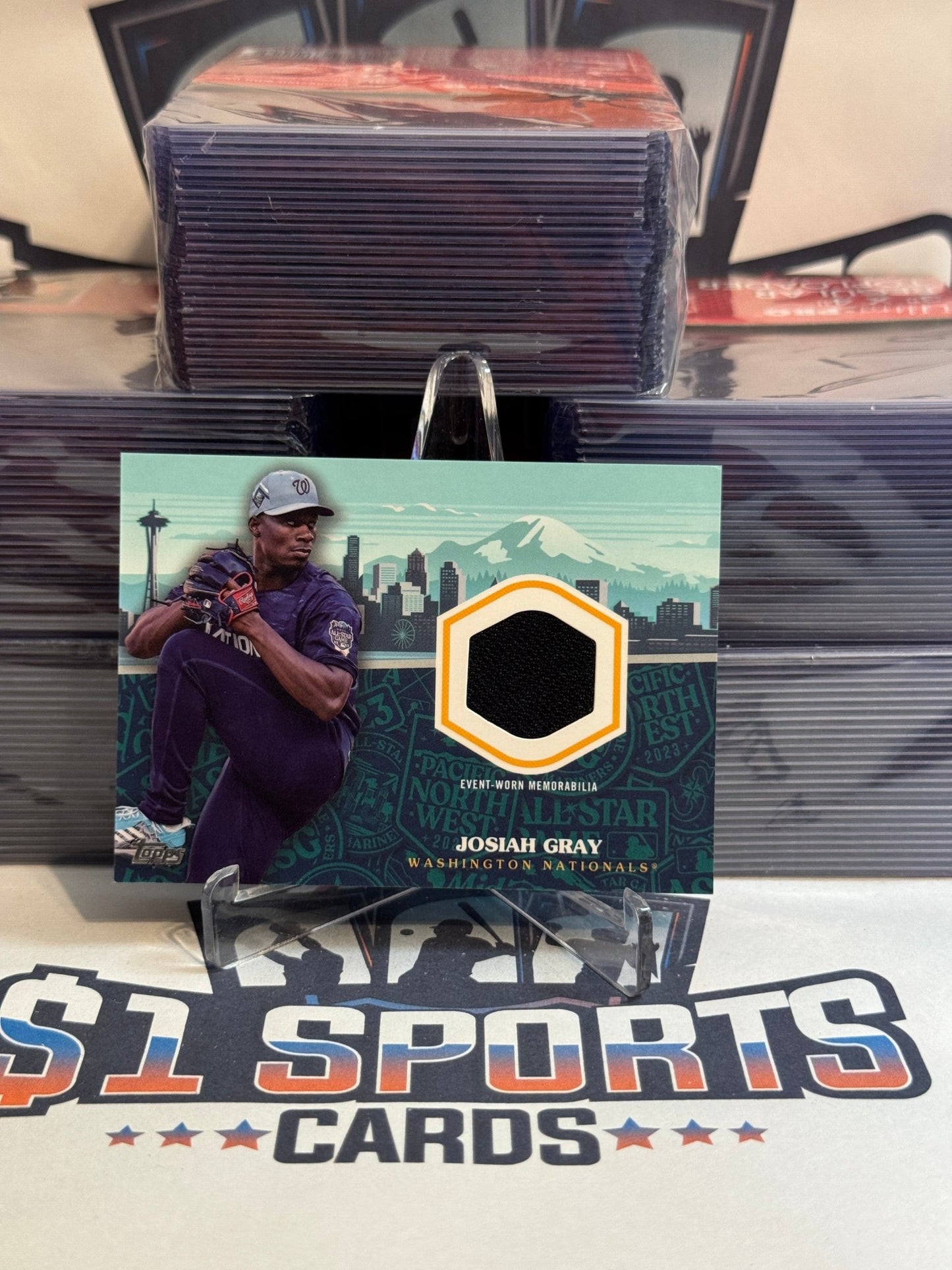 2023 Topps Update (All - Star Stiches Relic) Josiah Gray #ASR - GRY