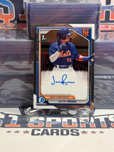 2024 Bowman Chrome (1st Bowman, Auto) Jeffry Rosa CPA-JRO