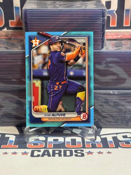 2024 Bowman (Sky Blue 365/399) Jose Altuve 73