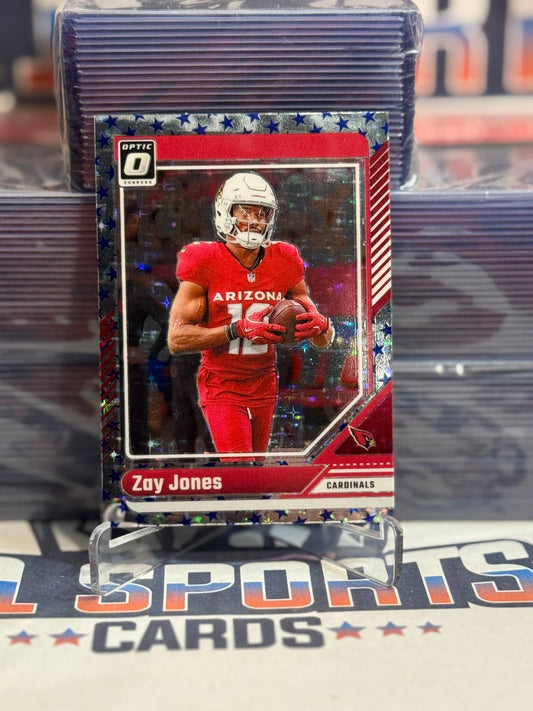 2024 Donruss Optic (Blue Stars Prizm SP) Zay Jones 4
