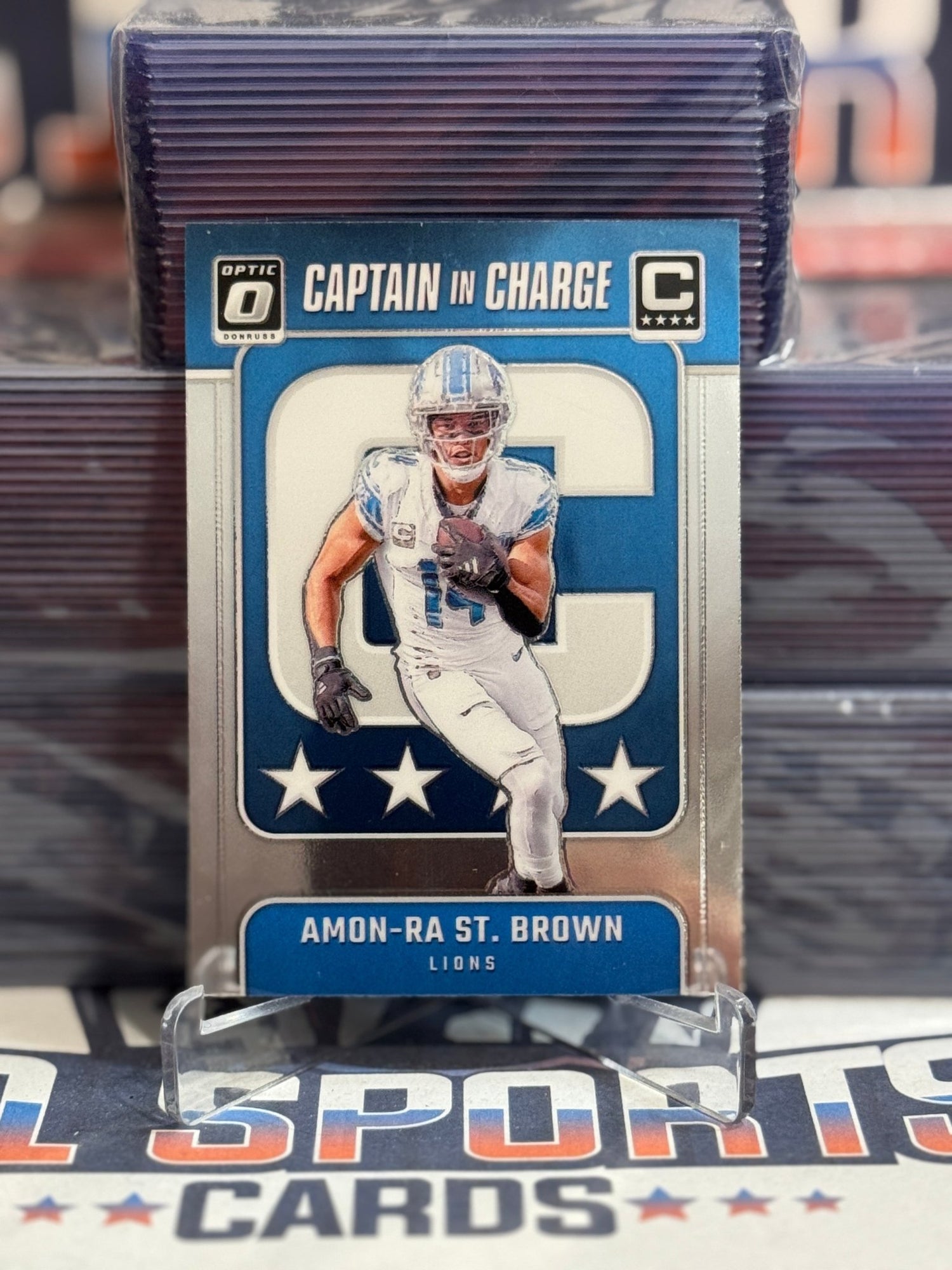 2024 Donruss Optic (Captain In Charge) Amon - Ra St. Brown 5
