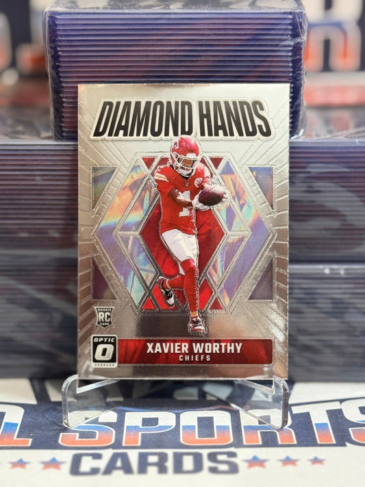 2024 Donruss Optic (Diamond Hands) Xavier Worthy Rookie 5